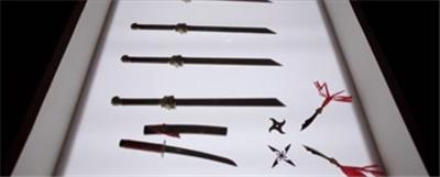  中国风古典古装美人更衣古代兵器乐器