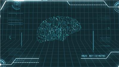  人工智能AI大脑动画