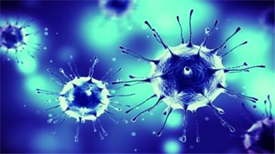  冠状病毒细胞背景