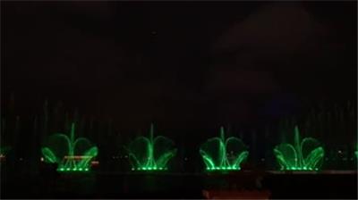  4k杭州西湖音乐喷泉