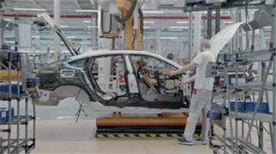 工业自动化工厂奥迪汽车生产制造