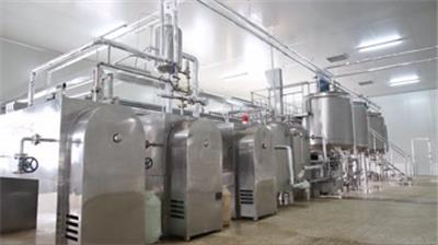  饮料牛奶饮品不锈钢设备工厂生产流水线视频