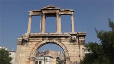  希腊雅典卫城剧院教堂神庙宫殿古迹遗址景点