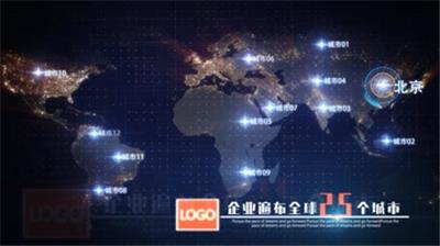 科技销售网络世界地图