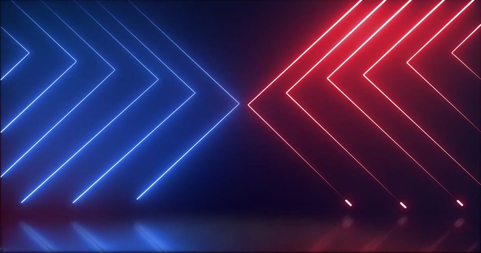 红蓝光线背景视频
